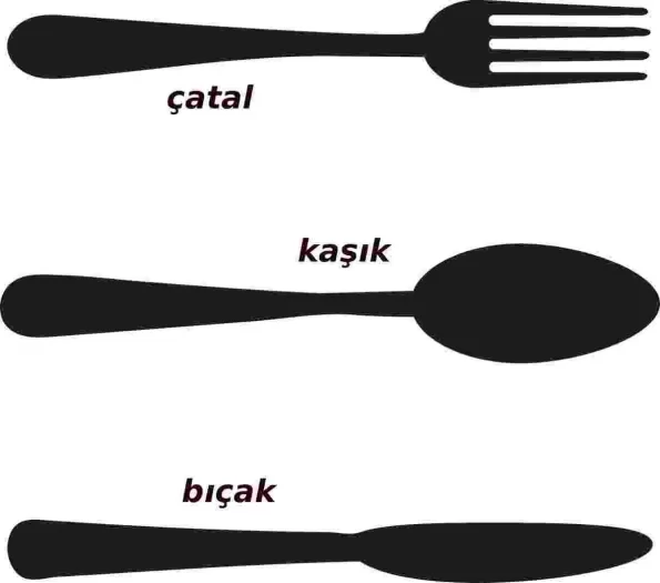 słownictwo dotyczące żywności w języku tureckim