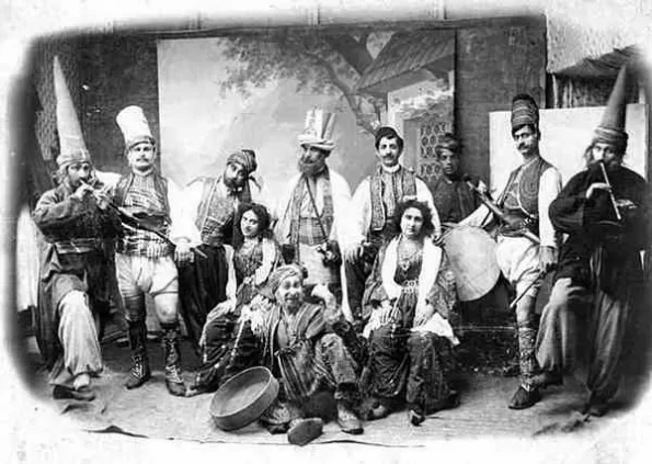 Scena z pierwsej opery tureckiej